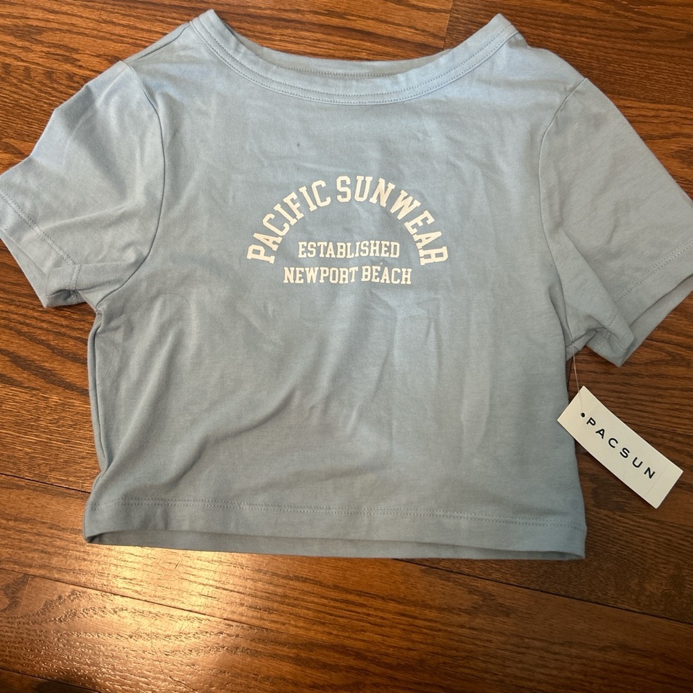 PacSun Blue Graphic Tee